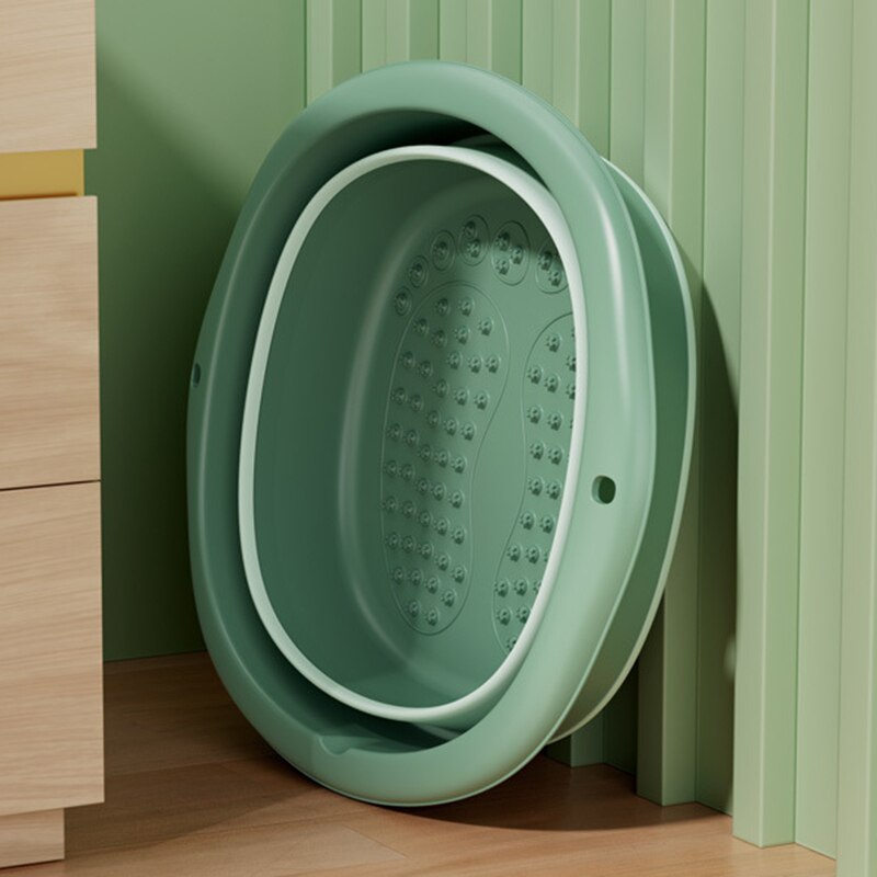 Foldable Foot Spa Bucket Multipurpose Foot Bath Massage Barrel for Home Foot Spa Bucket Home PR: green