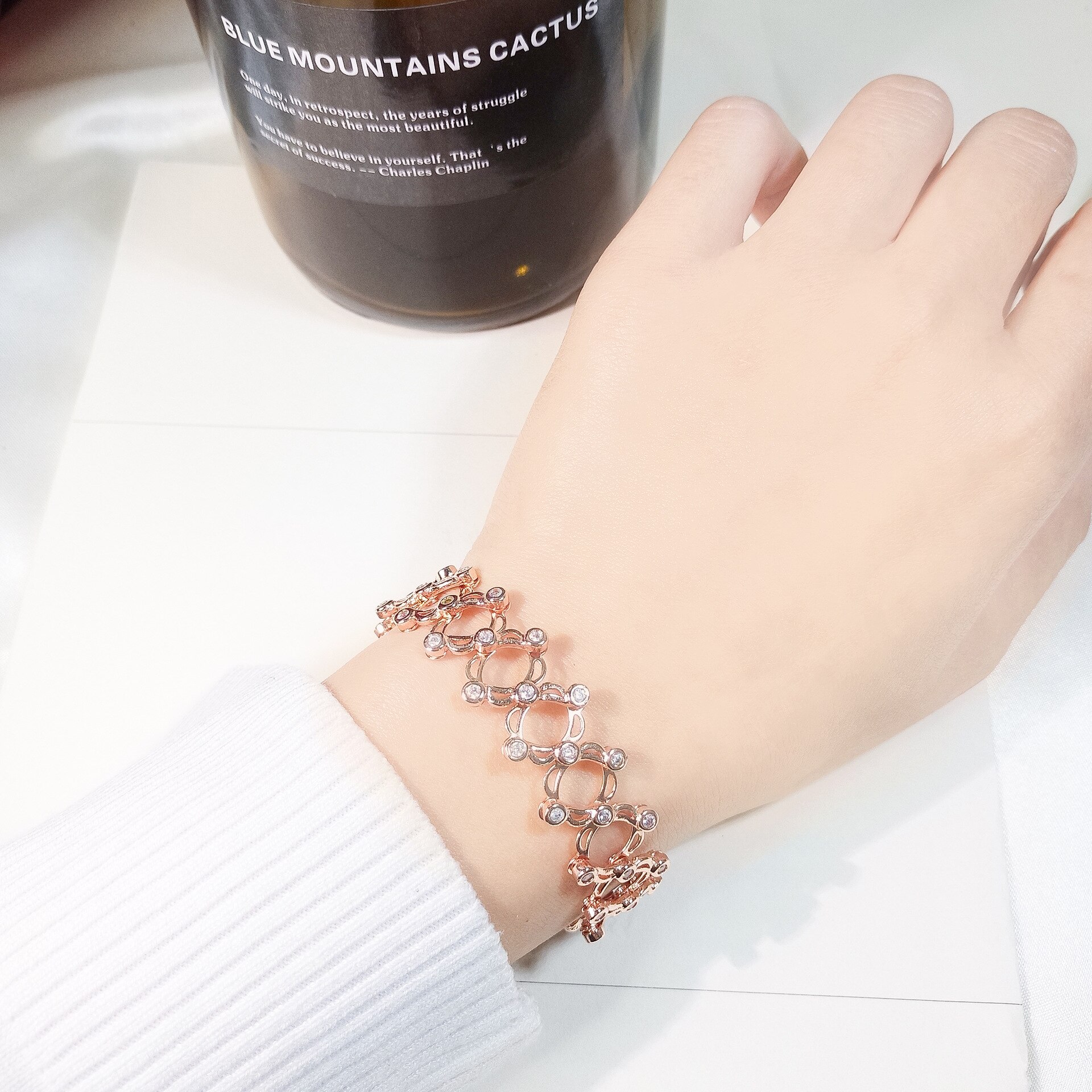 Wonderlife 2 i 1 magi ringe armbånd teleskopiske ringetone bytt armbånd smykker kjæreste smykker