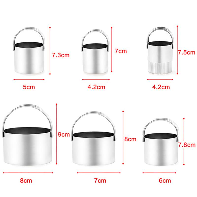 8pcs Dough Blender Set Kitchen Stainless Steel Pastry Cutter Dough Pastry Blender Bakeware Sets for Home Baking