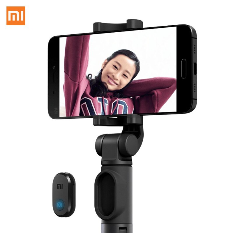 Xiaomi Handheld Mini Foldable Tripod 2 in 1 Monopod Selfie Stick Bluetooth Wireless Remote Control Shutter for Android &amp; Iphone