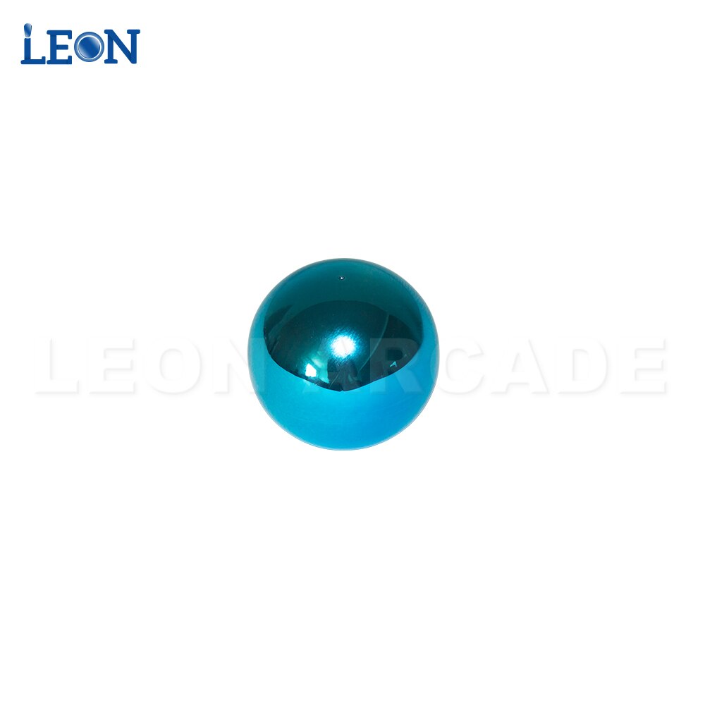 10 pz copia SANWA Lb35 Arcade Joystick Chrome Top palla Arcade fai da te bilanciere testa 35mm Balltop adatto Jlf-tp-8t Stick Arcade parti: Blue