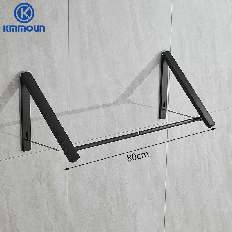 Wandgemonteerde Wasdroger, Opvouwbare Kledingrail Aluminium Stabiliseert Kledinghanger Droogrek Voor Slaapkamer Badkamer Kmmoun: Licht Geel