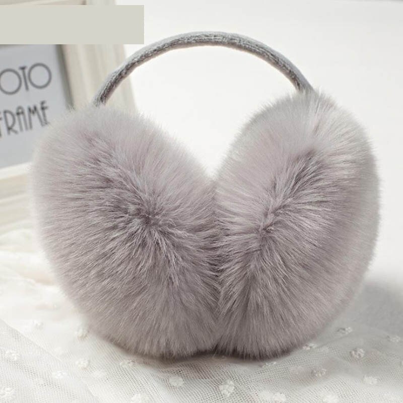 Calymel Winter Warm Fur Earmuffs Adult Children Women Men Lovers Ear Muffs Warmer Earflap Headband Unisex Earmuffs