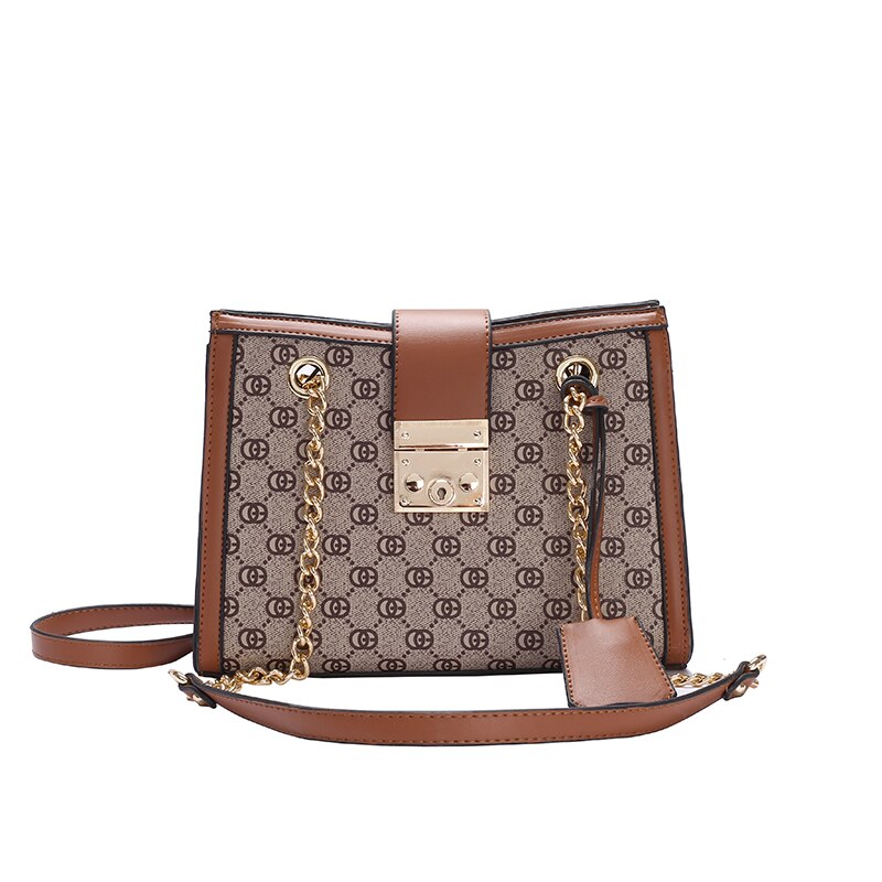 Moda de Alta Capacidade Sacos para As Mulheres PU de Couro Saco Do Mensageiro Do Ombro das Mulheres Bolsa Sac A Principal Sacos Crossbody Marca projetistas: 8025 brown
