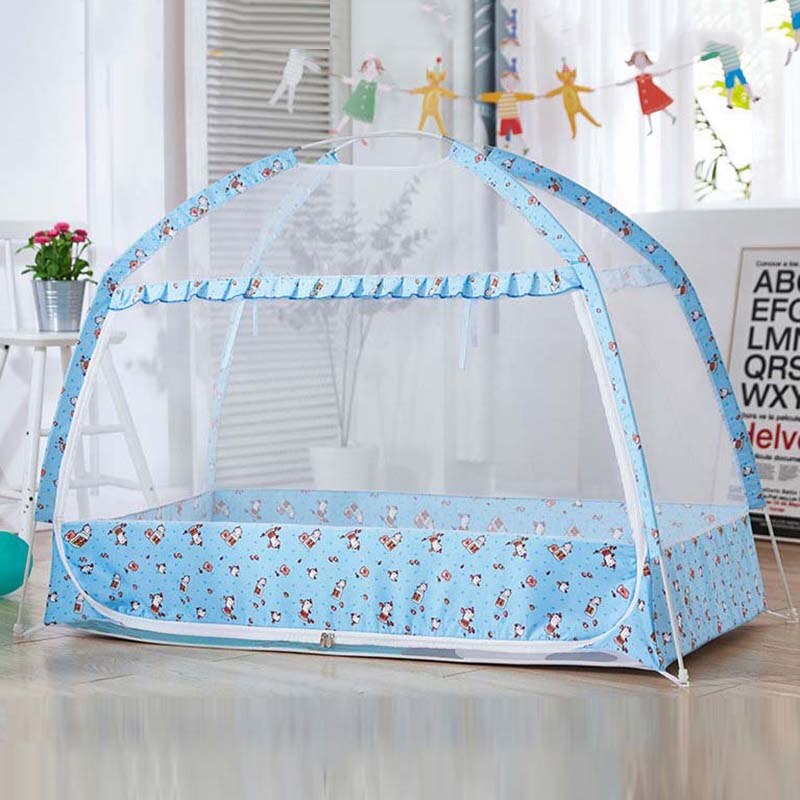 Mosquitera portátil para cuna de bebé, yurta mongola, carpa antimosquitos, dosel para recién nacido