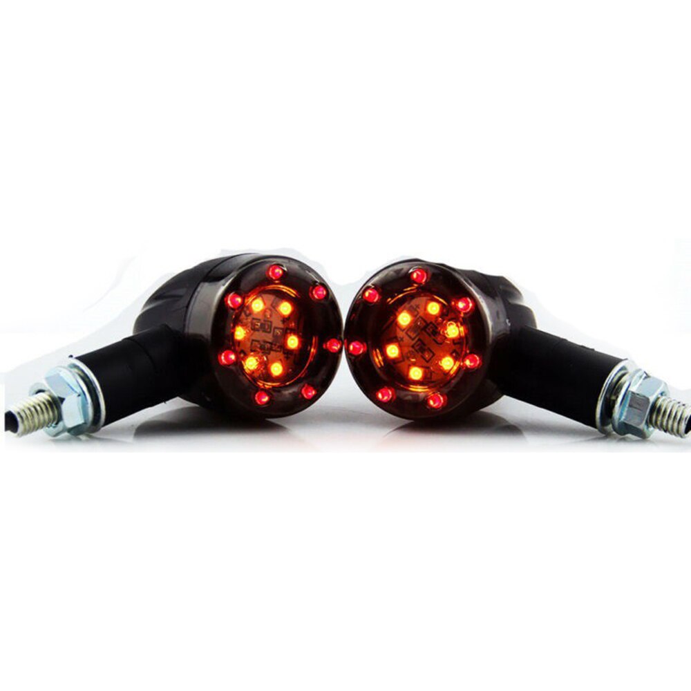 Motorcycle Turn Signal Light Brake Lights Black Bullet Parts