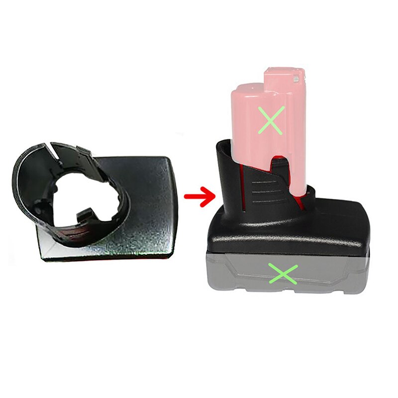 M12 batteri plastkasse deler (ingen battericelle) for milwaukee 12v 48-11-2411 m12 li- ion batteri skallhus