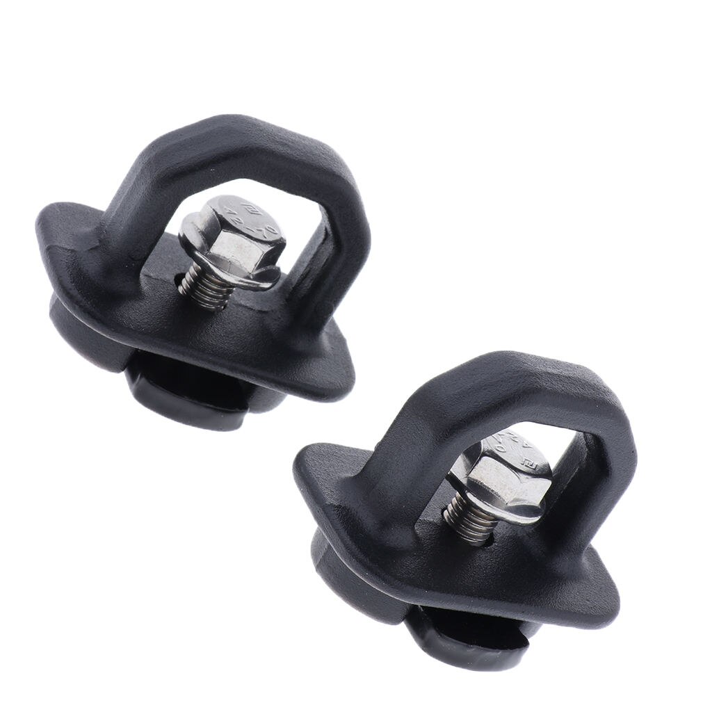 2pc Metal Automotive Car Truck Bed Anchor Points &amp; Eye Bolt Tie Down Hooks Loop for GMC Chevy 2007