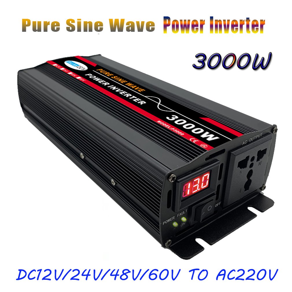 3000W Reine Sinus Welle Energie Wandler Für Solar- System/Solar- Tafel/Heimat/draussen/RV/Camping Welle Energie Wandler