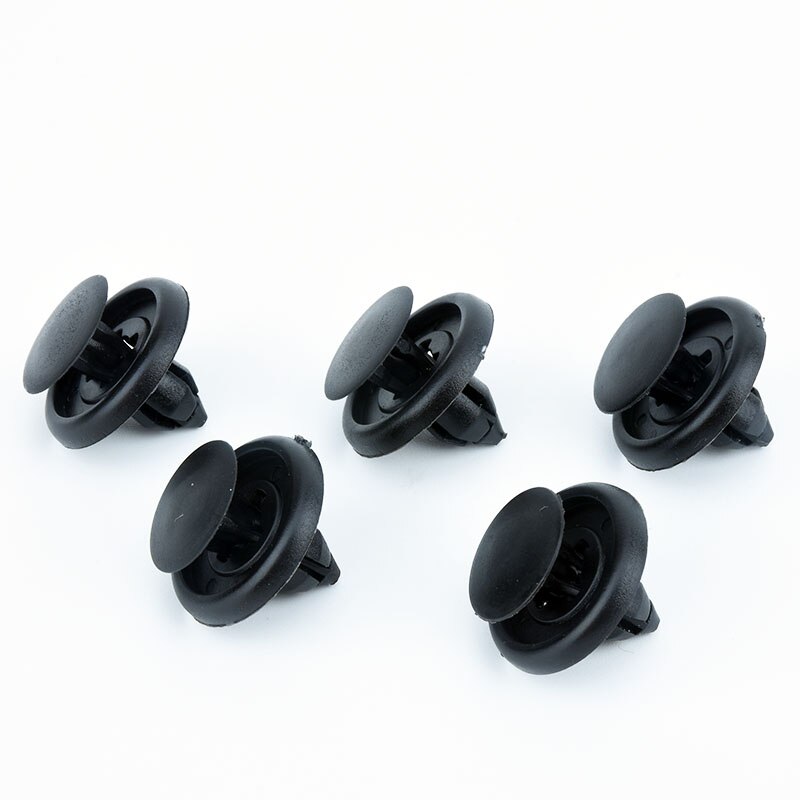 Remache de plástico para coche, sujetador de parachoques automático, retenedor, abrazaderas fijas, Clip de Panel de embellecedor de puerta, Clips de cubierta de motor, 20 Uds., 7mm
