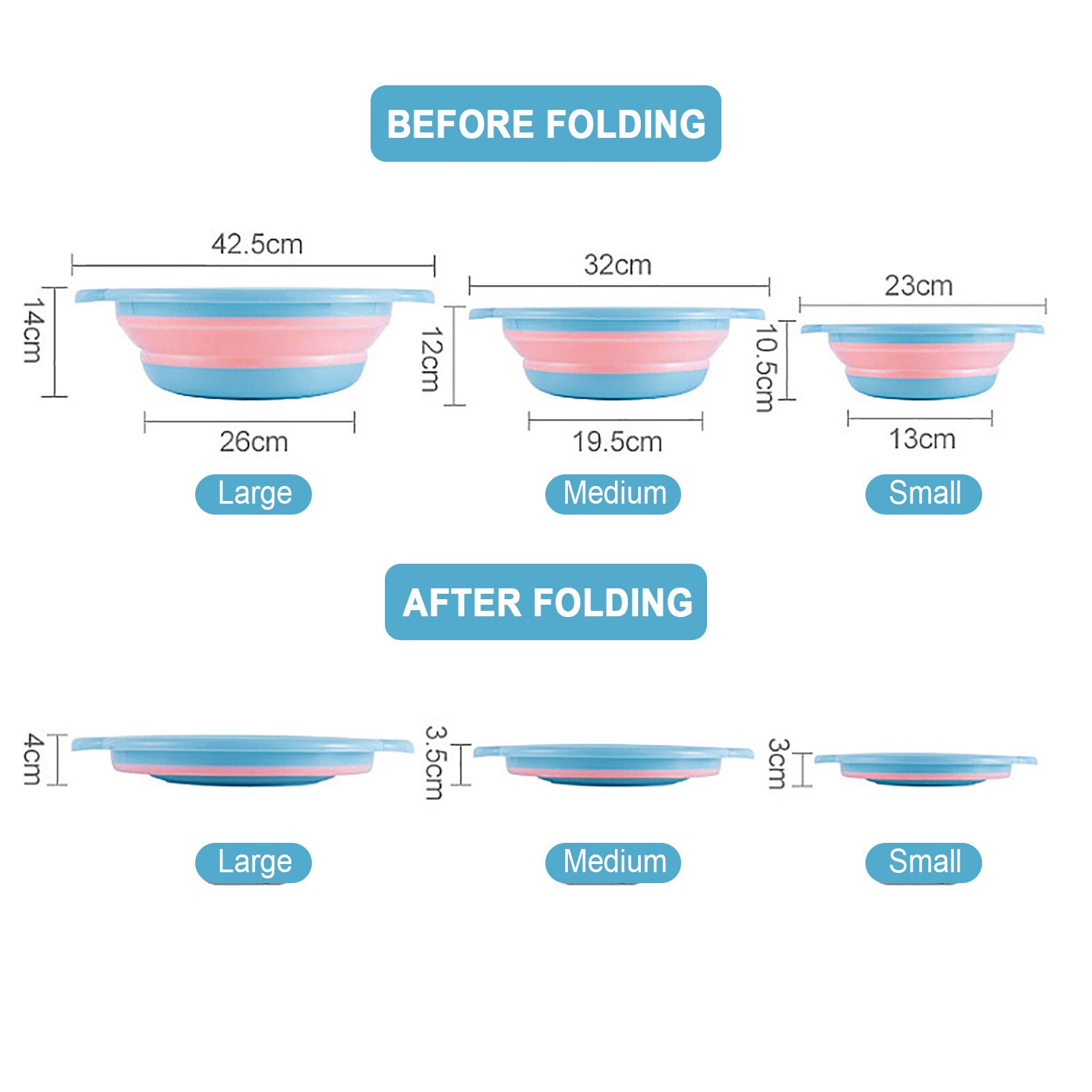 Multifunctional Camping Supplies Portable Telescopic Folding Silicone Plastic Basin Washbasin Folding Basin Складной Таз @40