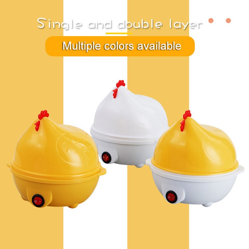7-Capacity Egg Cooker Egg Boiler Electric Hard Boiled Egg Maker with Auto Shut Off Noise-Free LAD