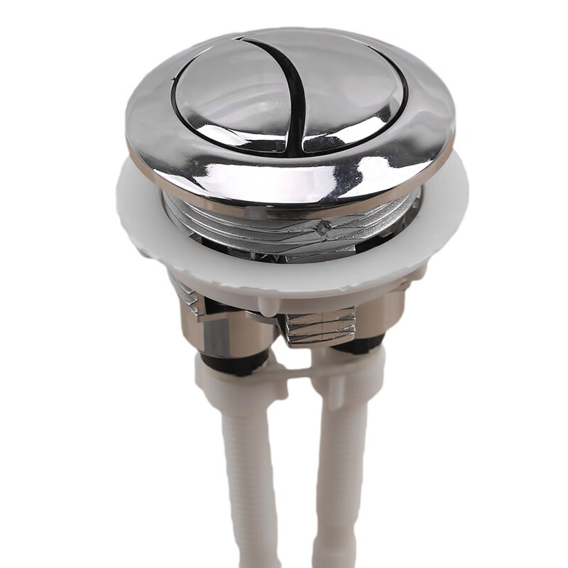55mm Dual Flush Toilet Tank Round Valve Push Button Water Saving For Closestool Bathroom Accessories