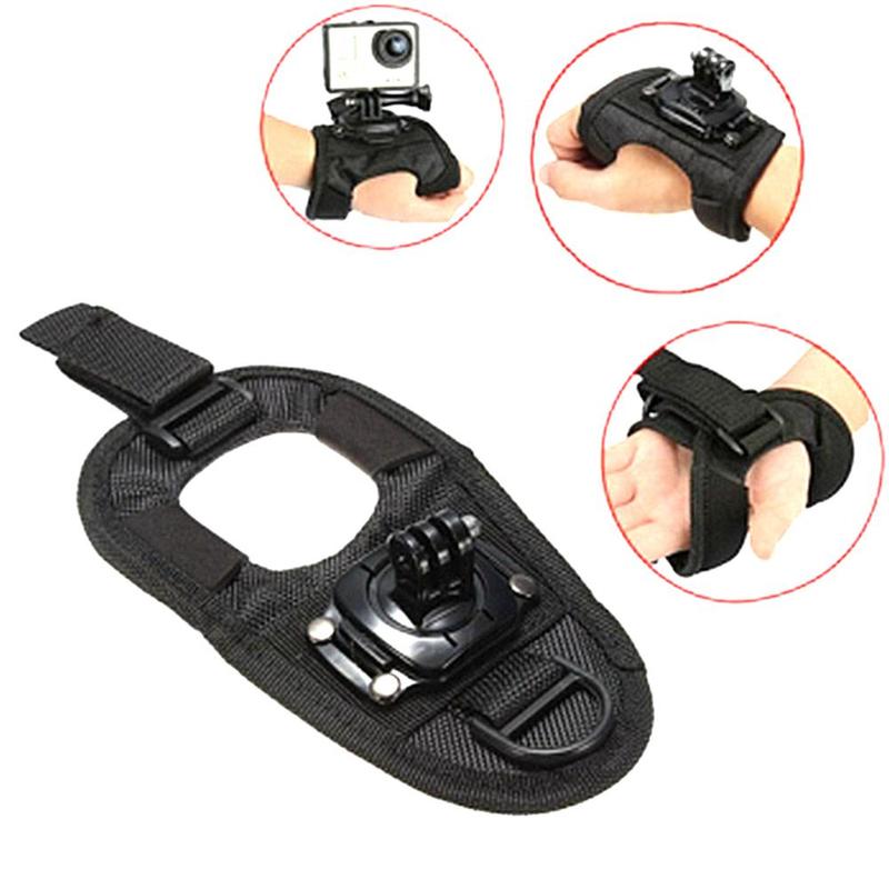 Sangle de poignet 360 degrés pour gopro hero grip, sangle de poignet, sangle de fixation, ceinture, caméra, trépied à main, cuir