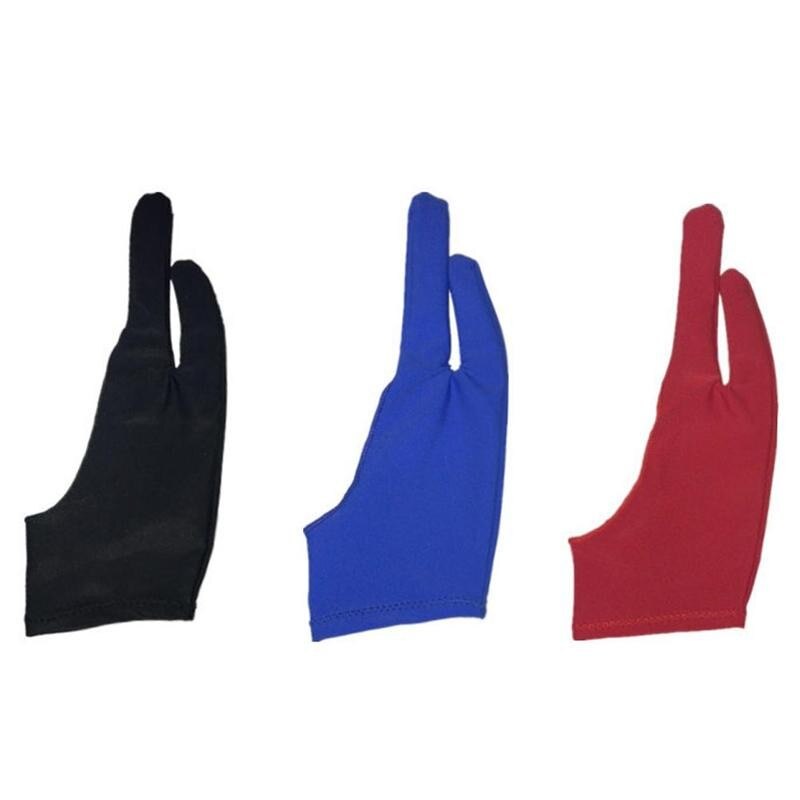 1 Pc Drawing Two Finger Glove Nti-fouling Drawing Painting Artist Drawing L Glove S, Graphics Tablet For Any M, L2N9