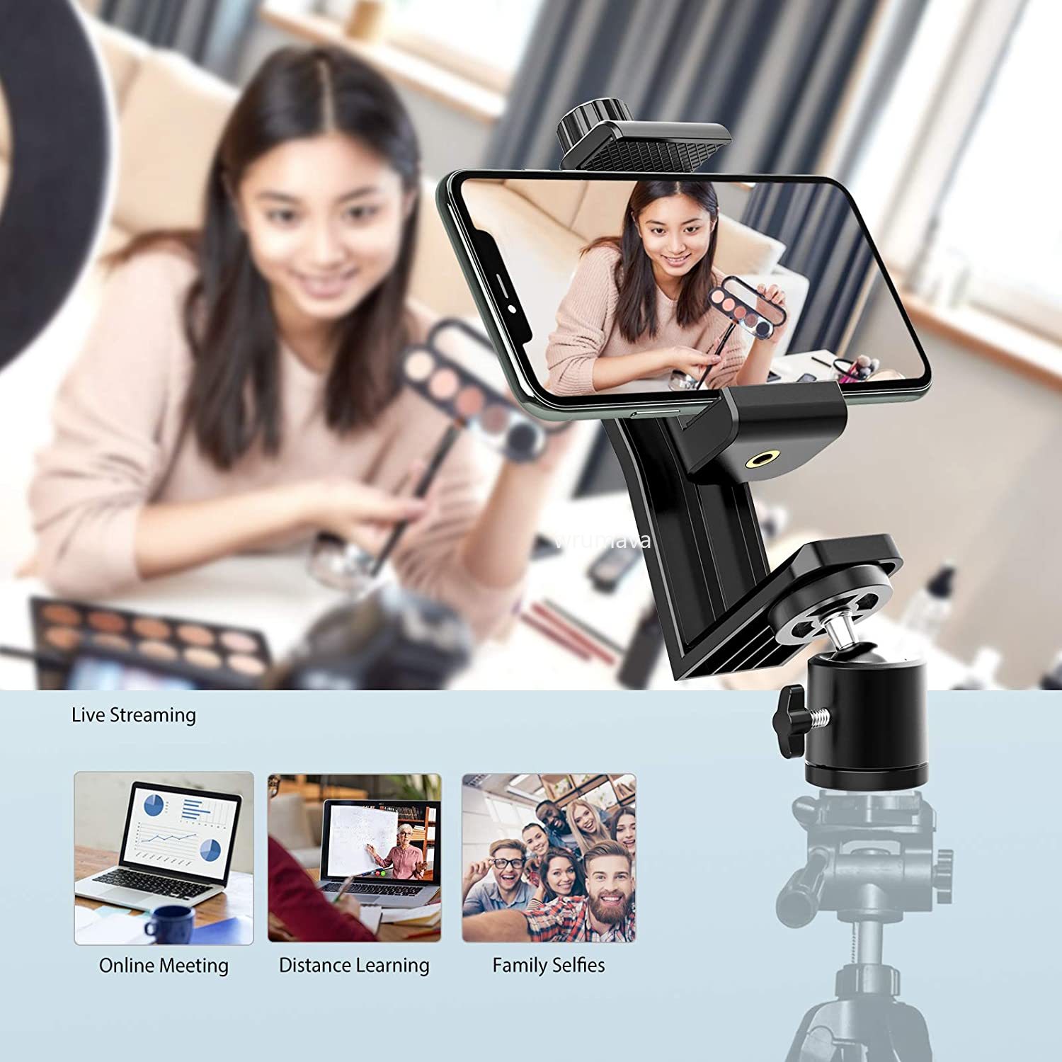 Universele Mobiele Telefoon Statief Mount Adapter Statief Ball Head 360 Draaibaar Voor Samsung Iphone Houder Statief Selfie Stok Monopod