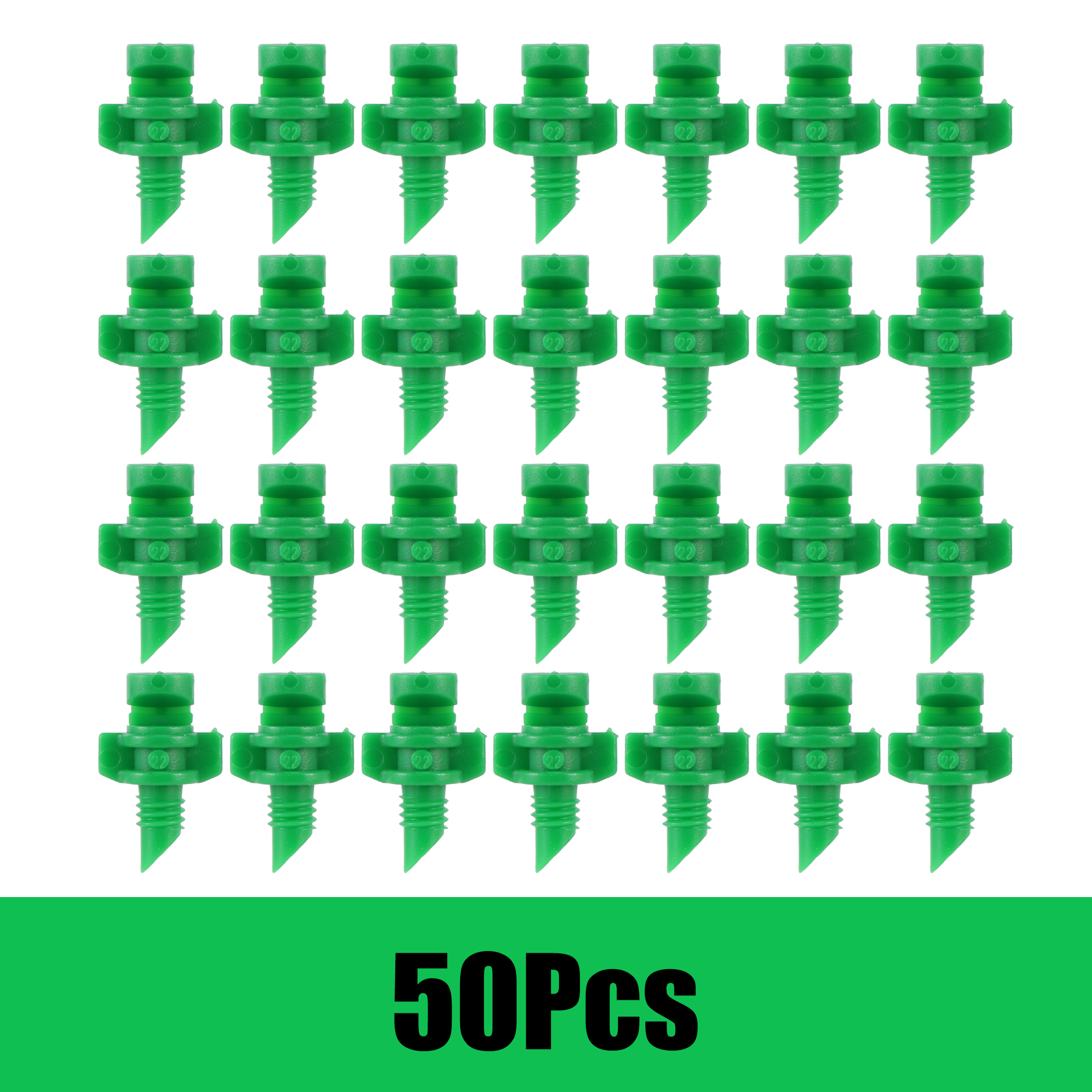 90-360 Degree Micro Refraction Nozzle Sprinkler Head Garden Irrigation Mist Sprayer Watering System Atomizing Nozzle 20/50/100Pc: Blue