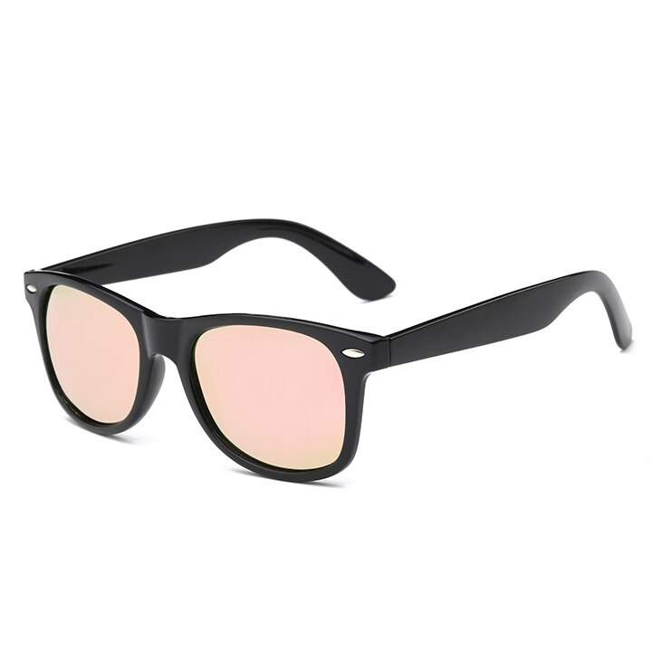 Classic Gepolariseerde Zonnebril Heren Rijden Spiegel Coating Punten Tortoise Frame Brown Lens Brillen Mannelijke Zonnebril UV400: Pink