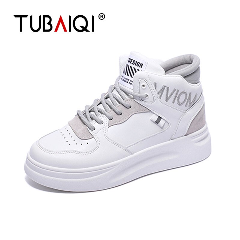 Women High Top Sneakers Woman Skateboarding Shoes Ladies Sports Shoes Breathable Hip Hop Lace Up Walking Street Platform Shoes