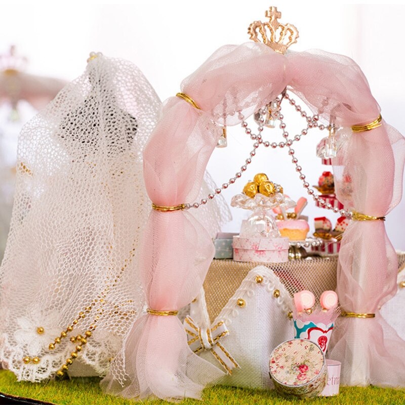 Poppenhuis Miniatuur Met Meubels, Diy Houten Huis Kit Plus Stofdicht, 1:25 Tiny House Building Kit, liefde Is Eeuwig