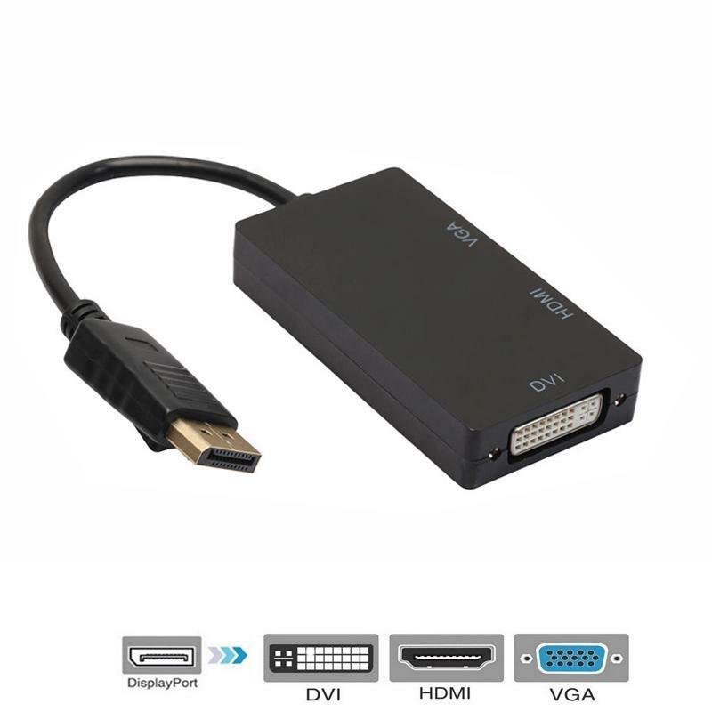 Goede Converter Adapter 3in1 DP Display Port Male naar Vrouwelijke Kabel DVI/HDMI/VGA