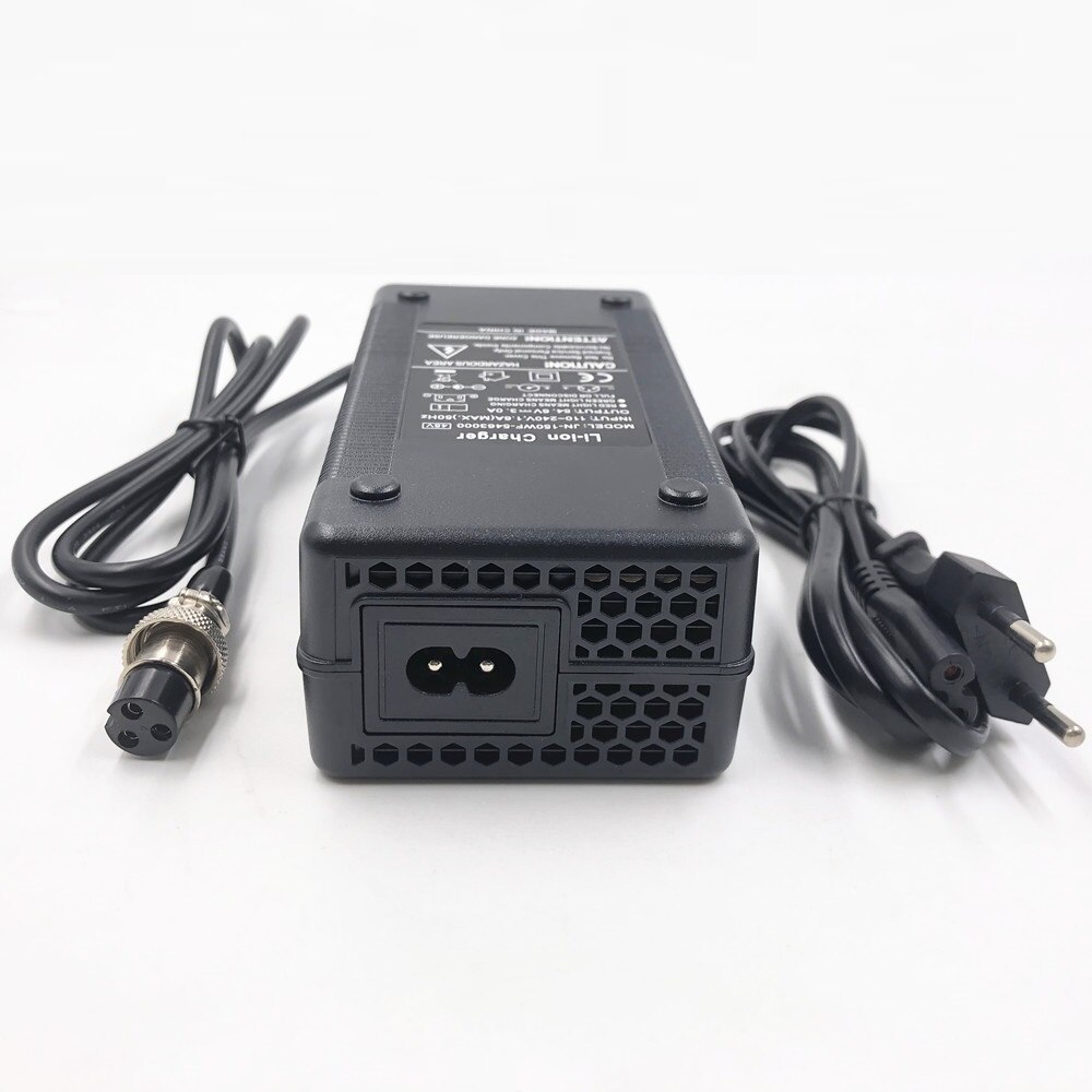 48V Li-Ion Battery Charger Output 54.6V 3A Voor 48V Elektrische Fiets Lithium Batterij 3 Pin Vrouwelijke connector GX16 Xlr 3 Socket