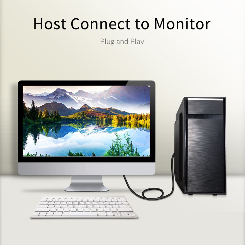 Unnlink VGA Cable FHD 1080P 60Hz D-Sub 15 Pin VGA 3m for Computer TV Laptop Desktop Projector Graphic Card