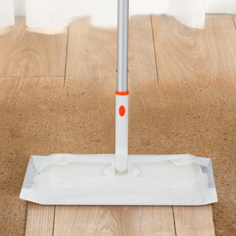 East Disposable Electrostatic Dust Removal Mop 360 Rotating Wash-free Non-woven Floor Pet hair Dry Cleaning Mops