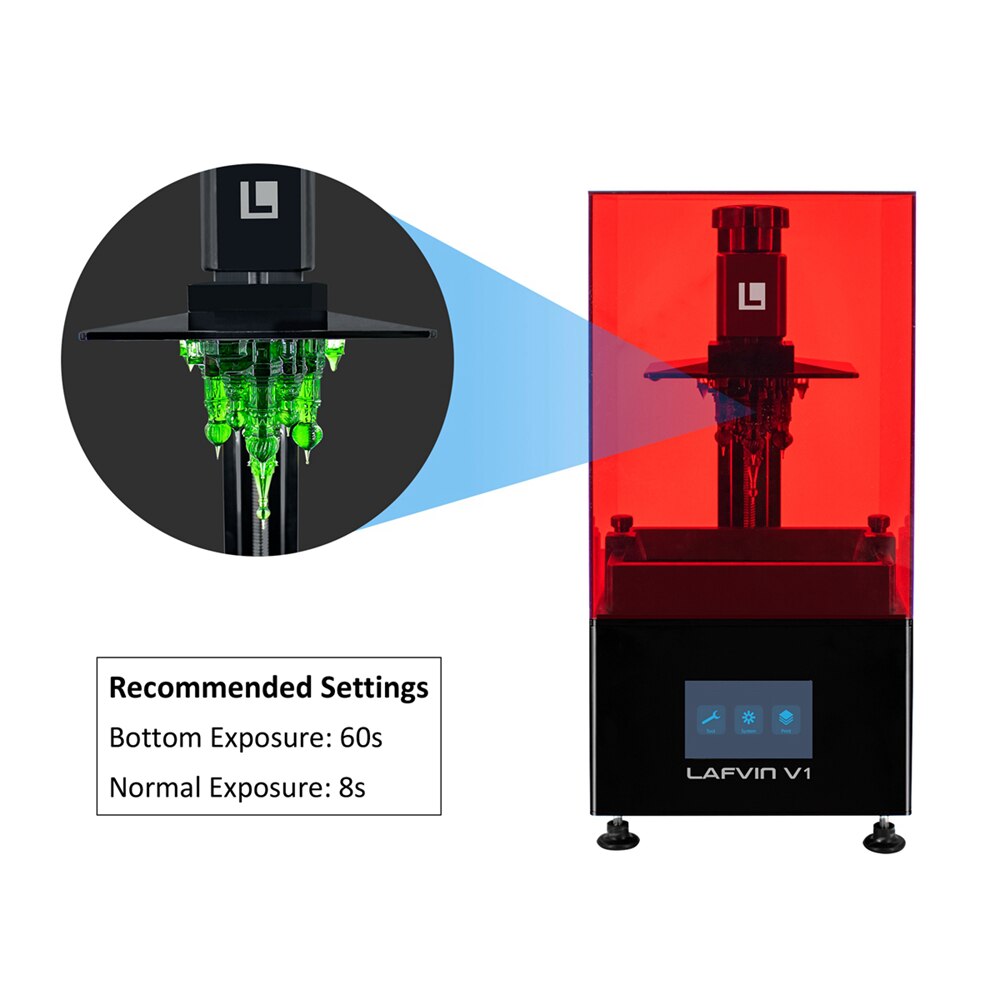 Lafvin 3D Printer Printing Rapid Hars 405nm Lcd/Sla/Dlp Uv Curing Harsen Fotopolymeer Uv Hars Vloeibare Groene 500G/1Kg
