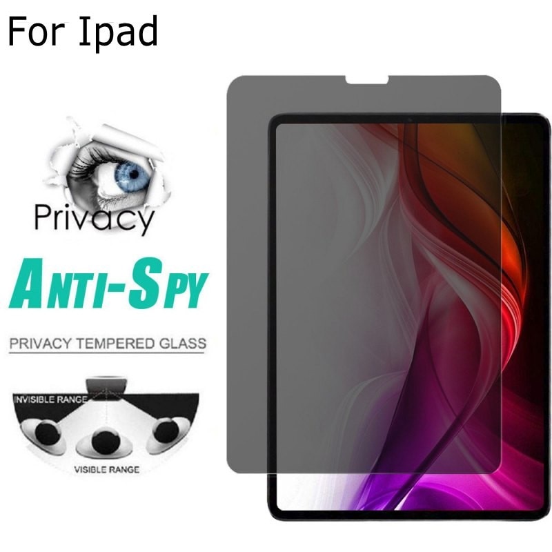 Privacy Gehard Voor iPad Pro 11 Air 2 Glas Scherm Beschermende Film Anti-Peep Voor Apple IPAD 10.2 Pro 9.7 10.5 Anti Glare Glas