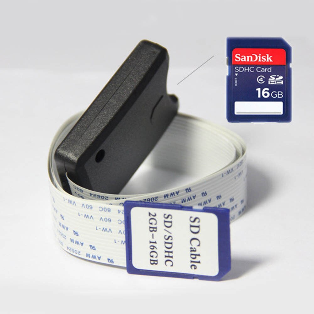 Sd Naar Sd-kaart Verlengkabel Kaart Lezen Adapter Flexibele Extender Micro Sd Naar Sd/Sdhc/Sdxc-geheugenkaart card Extender Cord Linker