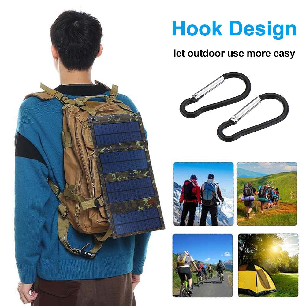 Foldable Solar Panel 60W Sun Power Solar Cells Charger Battery 5V USB Protable Solar Panels for Smartphone Camping