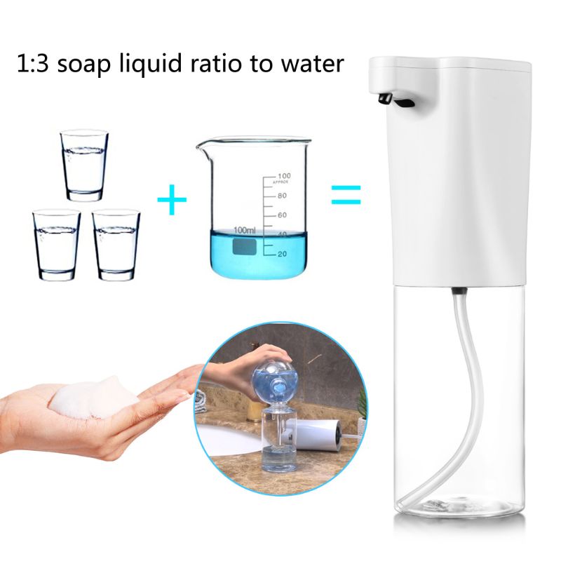 Automatic Soap Dispenser Touchless Hand Sanitizer Bathroom Dispenser Smart Sensor Foam Liquid Dispenser Battery Operated