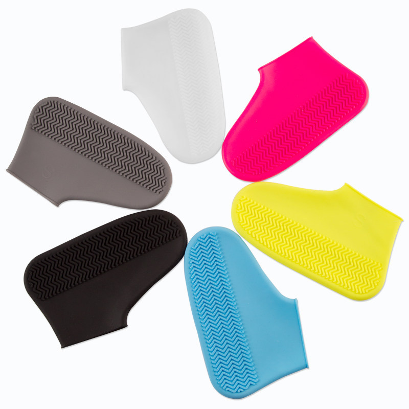 Buty wodoodporny pokrowiec na buty materiał silikonowy Unisex buty ochraniacze akcesoria do butów deszczowy sezon silikonowe pokrowce na buty
