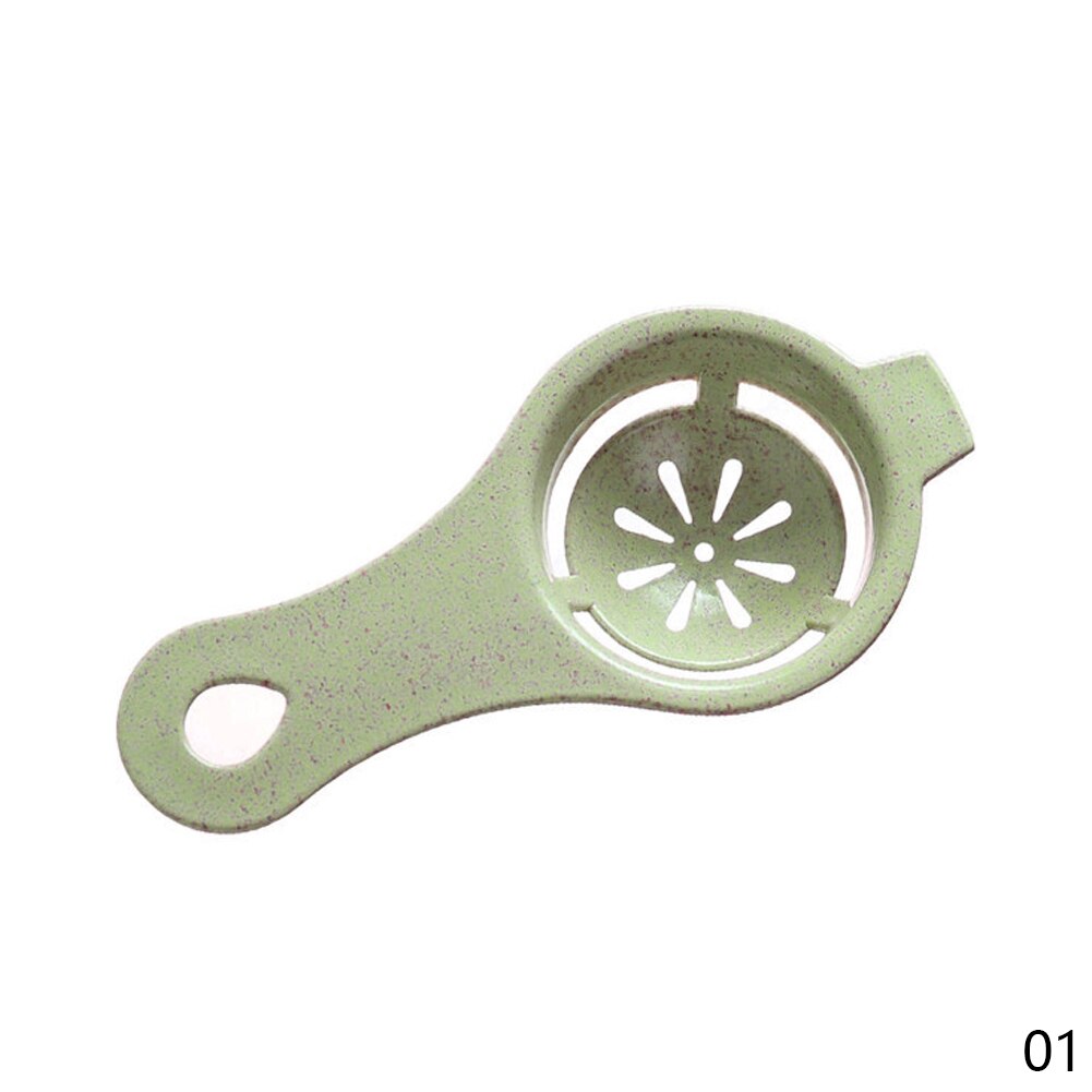 2Pcs Egg White Yolk Separator Household Egg Divider Kitchen Cooking Egg Tool Filter Egg Separator Cooking Gadgets Kitchen Supply: green