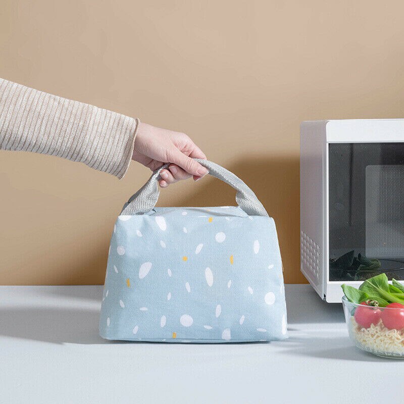 Praktische Kleine Geïsoleerde Picknick Ice Pack Waterdichte Oxford Doek Lunch Koeler Tassen Kleine Verse Stijl Gekoelde Lunch Zakken