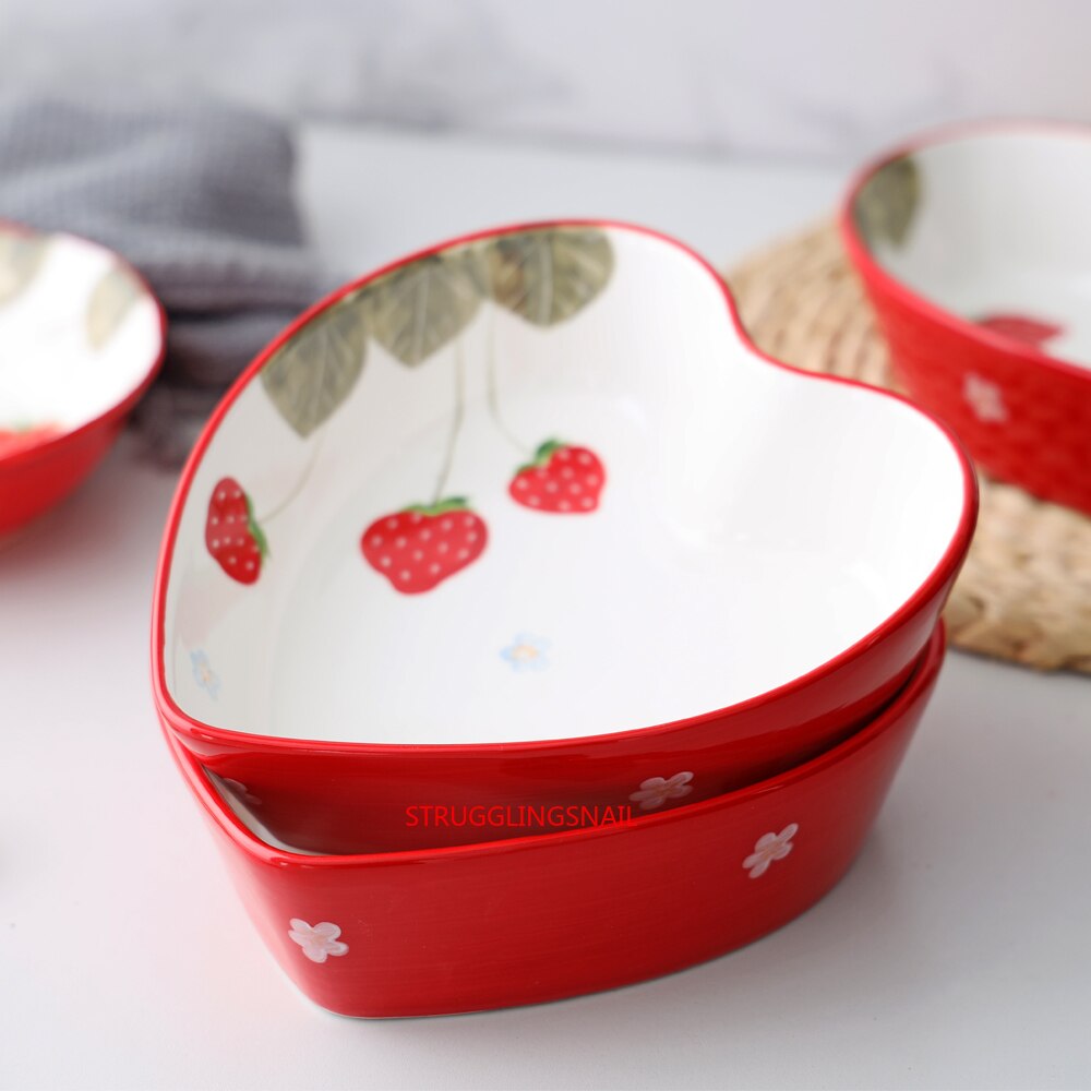 Ceramic Baking Dish Roasting Lasagna Pan Rectangular Dish Bakeware Pan with Handle Oven Kitchen Baking Tool Dinner Plates