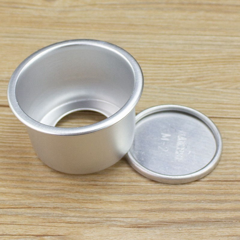 6Pcs 2Inch Round Mini Cake Pan Removable Bottom Puddings Mold Baking Mold Pan Bakeware Tool DIY Baking Tools