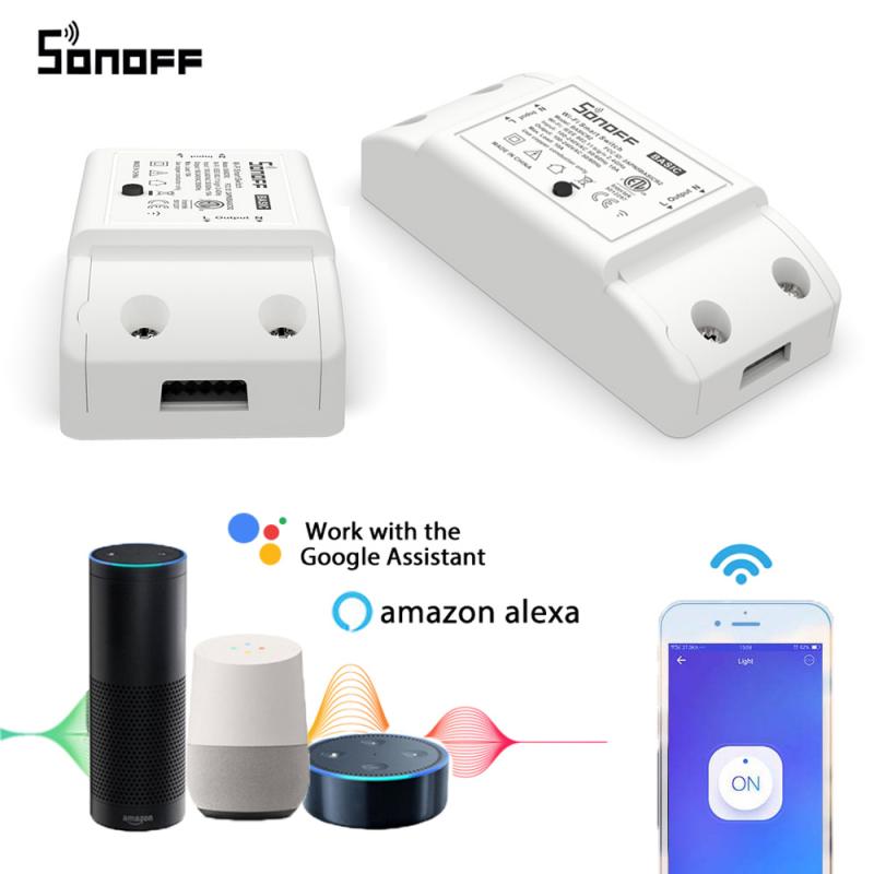 Sonoff Basic R2 Wifi Timer Smart Diy Mini Switch Ondersteuning Ewelink App Draadloze Domotica Compatibel Met Google Home Alexa