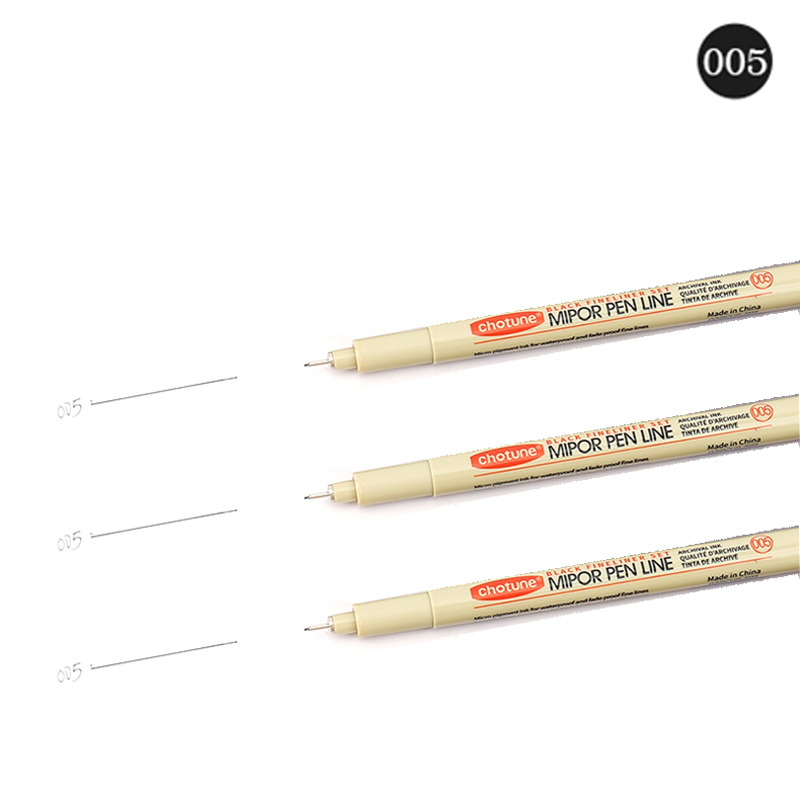 Pigment Liner Pigma Pen Manga Markers Needle Pen Hook Line Pen Sketch Sakura Pens Stationery Set Art Supplies School Supplies: Navy Blue