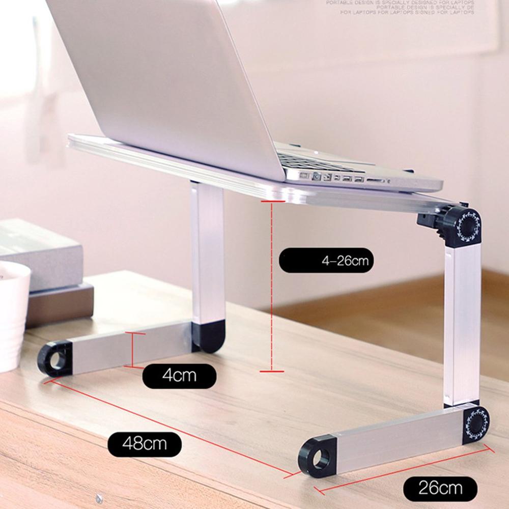 Nova ajustável de alumínio portátil tablet mesa atualização ergonômico portátil cama bandeja suporte de mesa computador portátil notebook mesa suporte