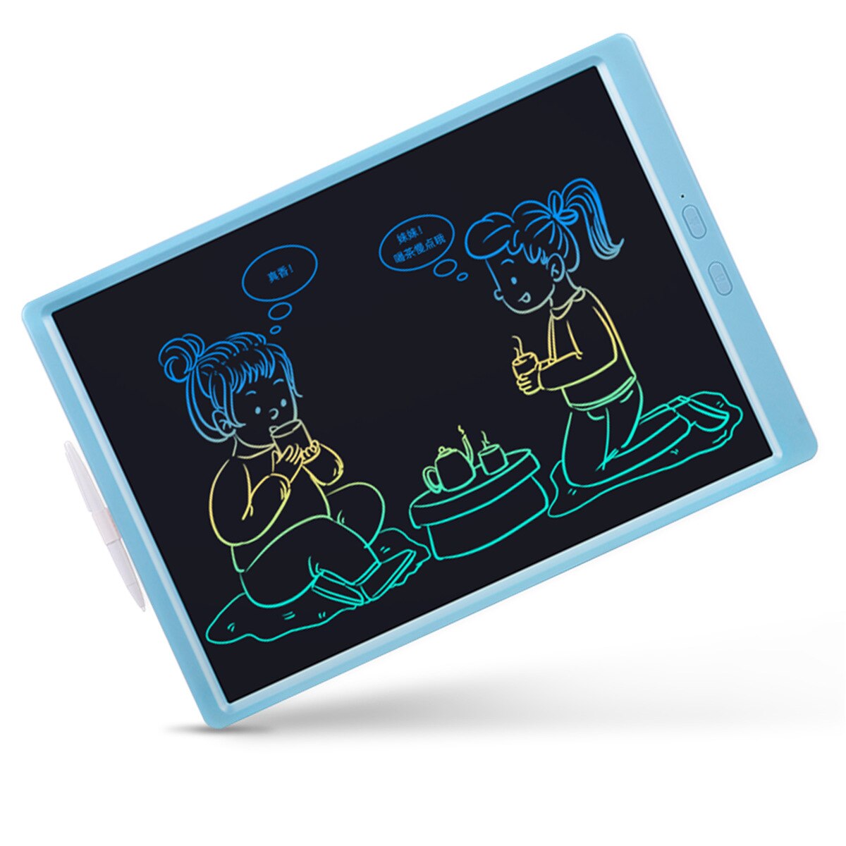 21 Inch Charging Version LCD Handwriting Board Lcd Electronic Blackboard Children's Smart Drawing Board Colored Thick Pen