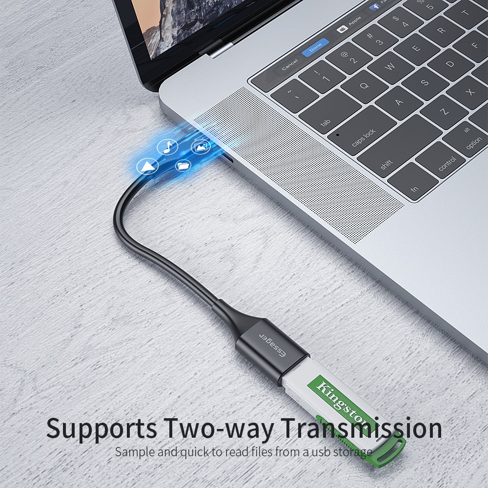 Essager USB C Per Adattatore USB OTG Cavo USB di Tipo C a USB 3.0 Adattatore Femmina Per Macbook Samsung S10 huawei Tipo-C USB-C Adattatore