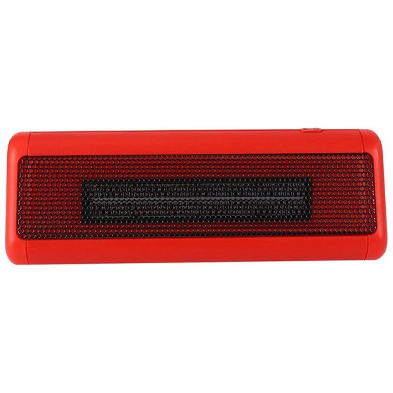 300W Portable rouge chauffage électrique Mini bureau chauffage maison bureau avec prise Standard européenne