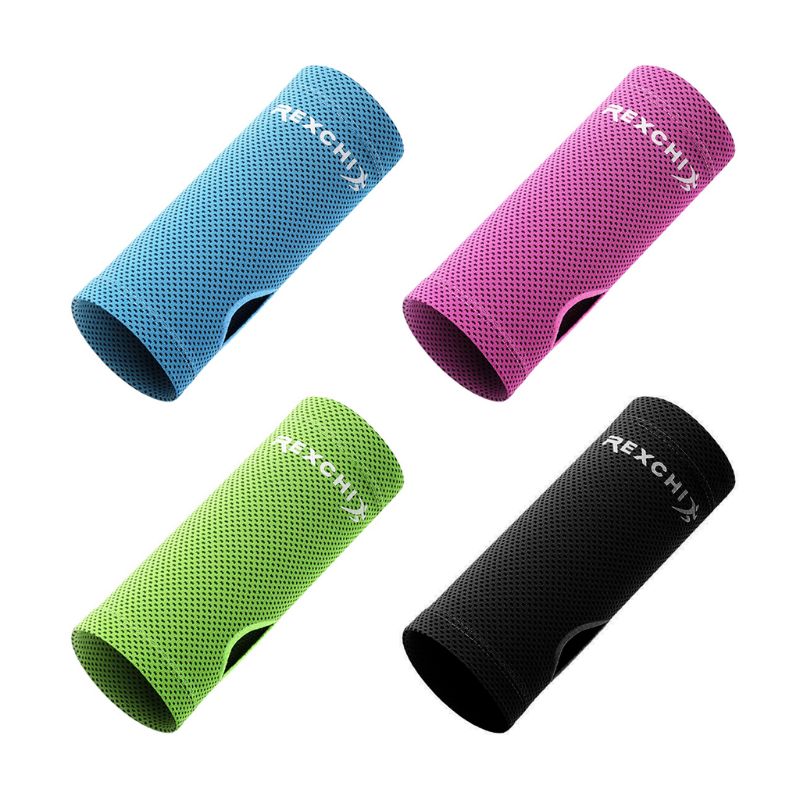 Summer Ice Silk Cooling Wristband Sunscreen Mesh Anti-Skid Bracelet Sweat Band