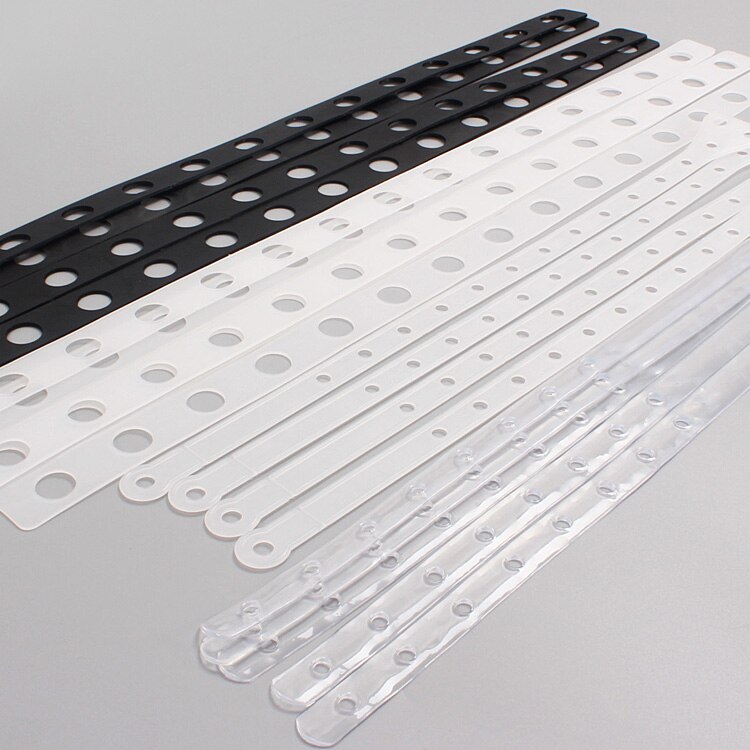 Kleding Winkel Display Aansluiten String Lederen Strip Opknoping Ketting Elastische Tape Transparante Kleur Groot Gat Opknoping Strip