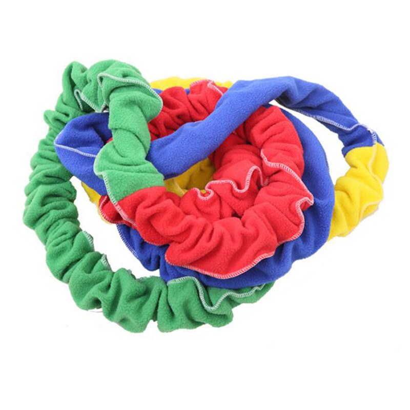 Regenboog Eastic Touw Coöperatieve Stretchy Band Sensorische Integratie Speelgoed Sport Games Voor Kids Kinderen