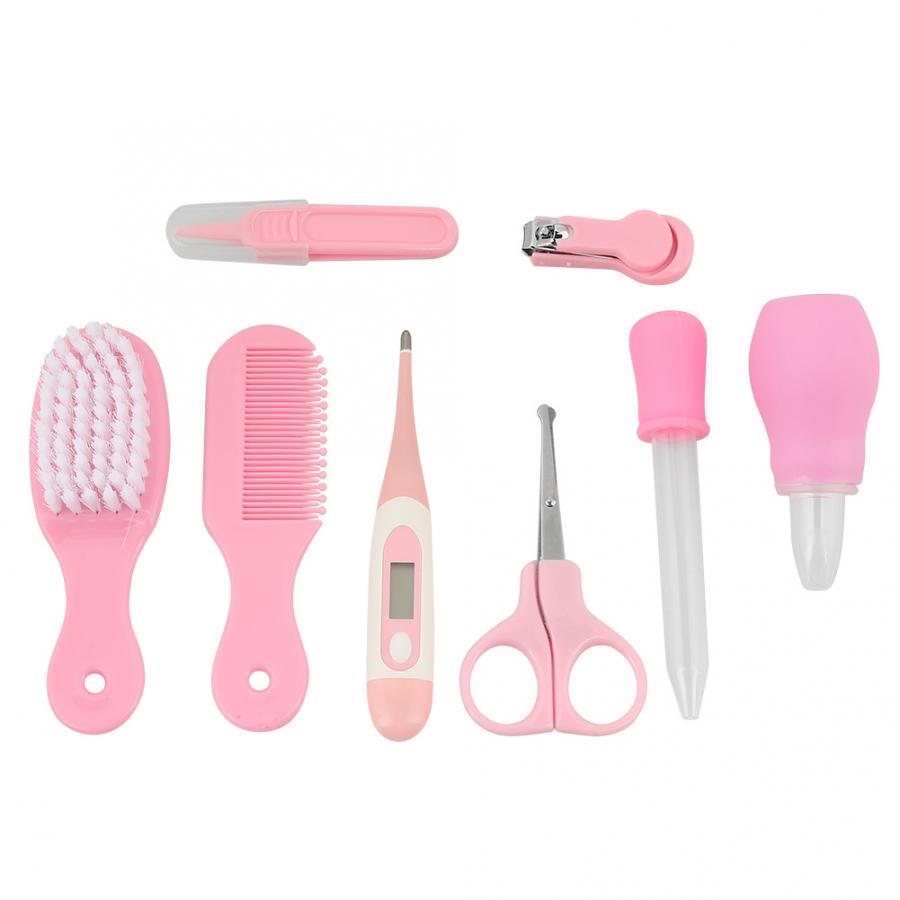Ciseaux coupe-ongles pour bébé | Kit de toilettage Portable, peigne de sécurité, Kit de soins de manucure