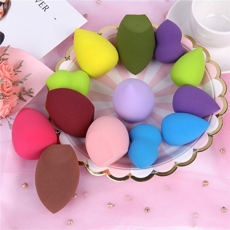 Makeup Sponge Non-Latex Microfiber Fluff Surface Powder Liquid Foundation Smooth Make Up Blender Velvet Cosmetic Puff