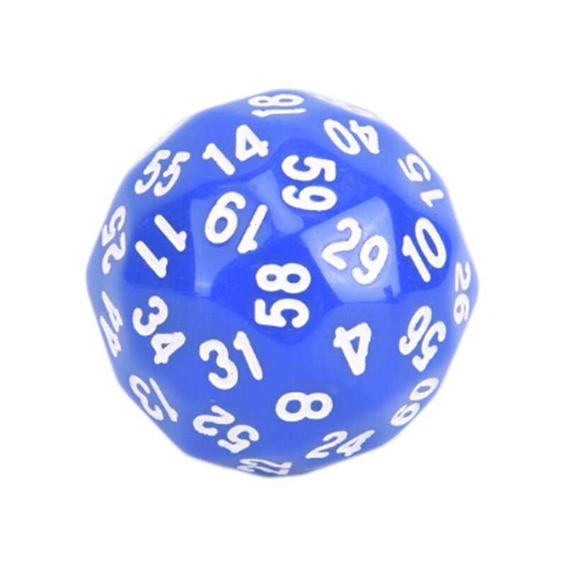 50pcs 10pcs 1pcs Acrylic Carved Pattern Dice 6-sides Accessories Colorful Dice Digital Game Dice: blue 1pc